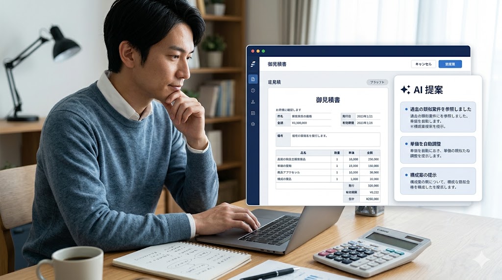 AIで見積書を自動作成する方法のアイキャッチ画像
